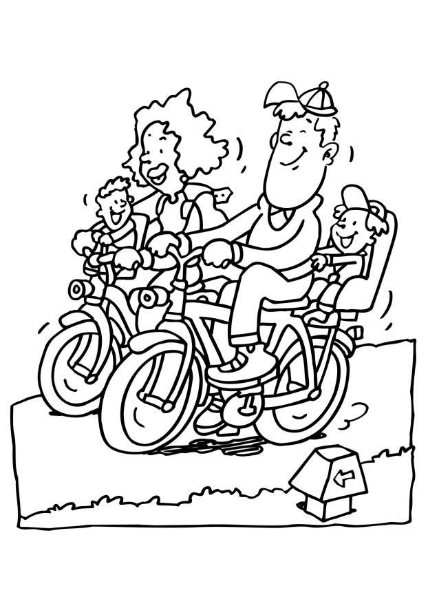 cykling Målarbild cykling