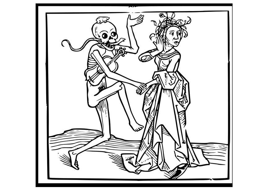 dansa med dA¶den Målarbild dansa med dA¶den