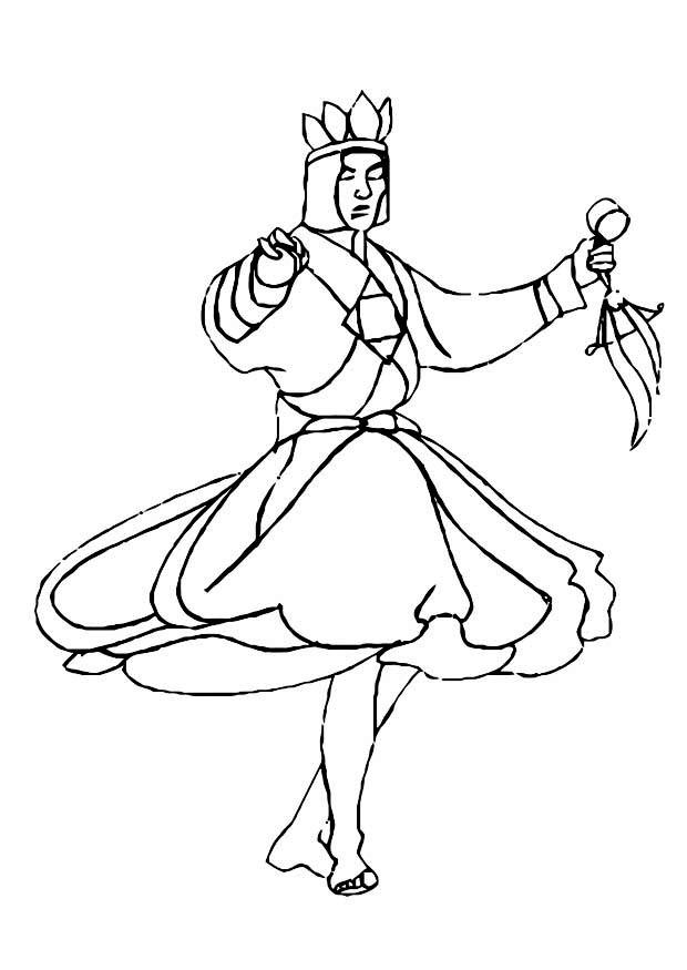 dansare Målarbild dansare