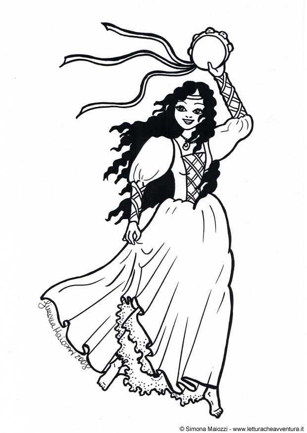 dansare Målarbild dansare