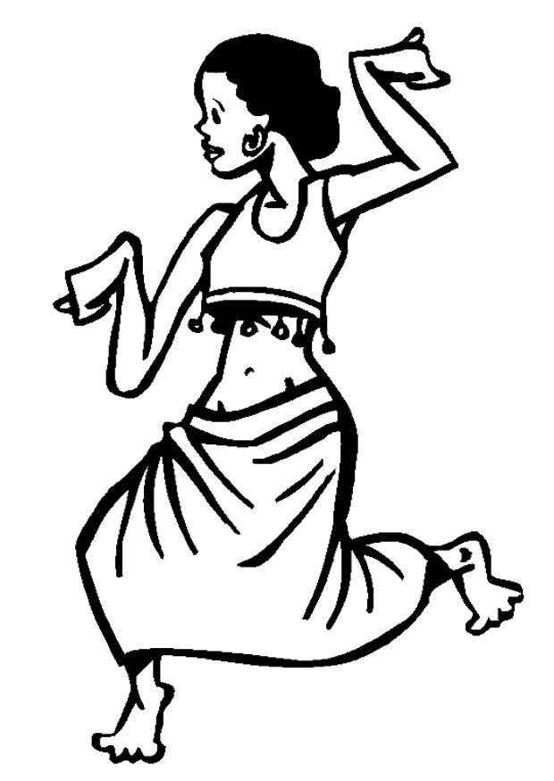 dansare Målarbild dansare