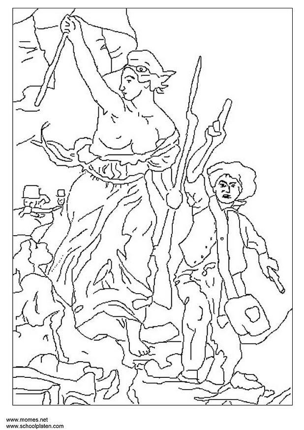 Målarbild delacroix
