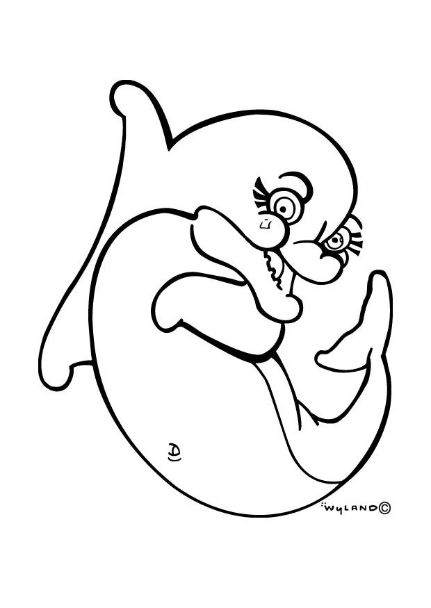 delfin Målarbild delfin