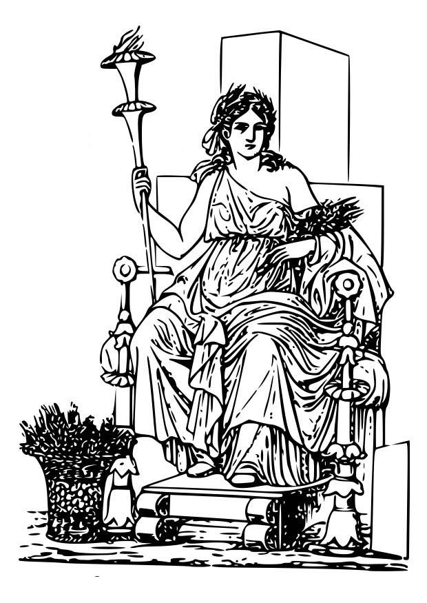 demeter Målarbild demeter