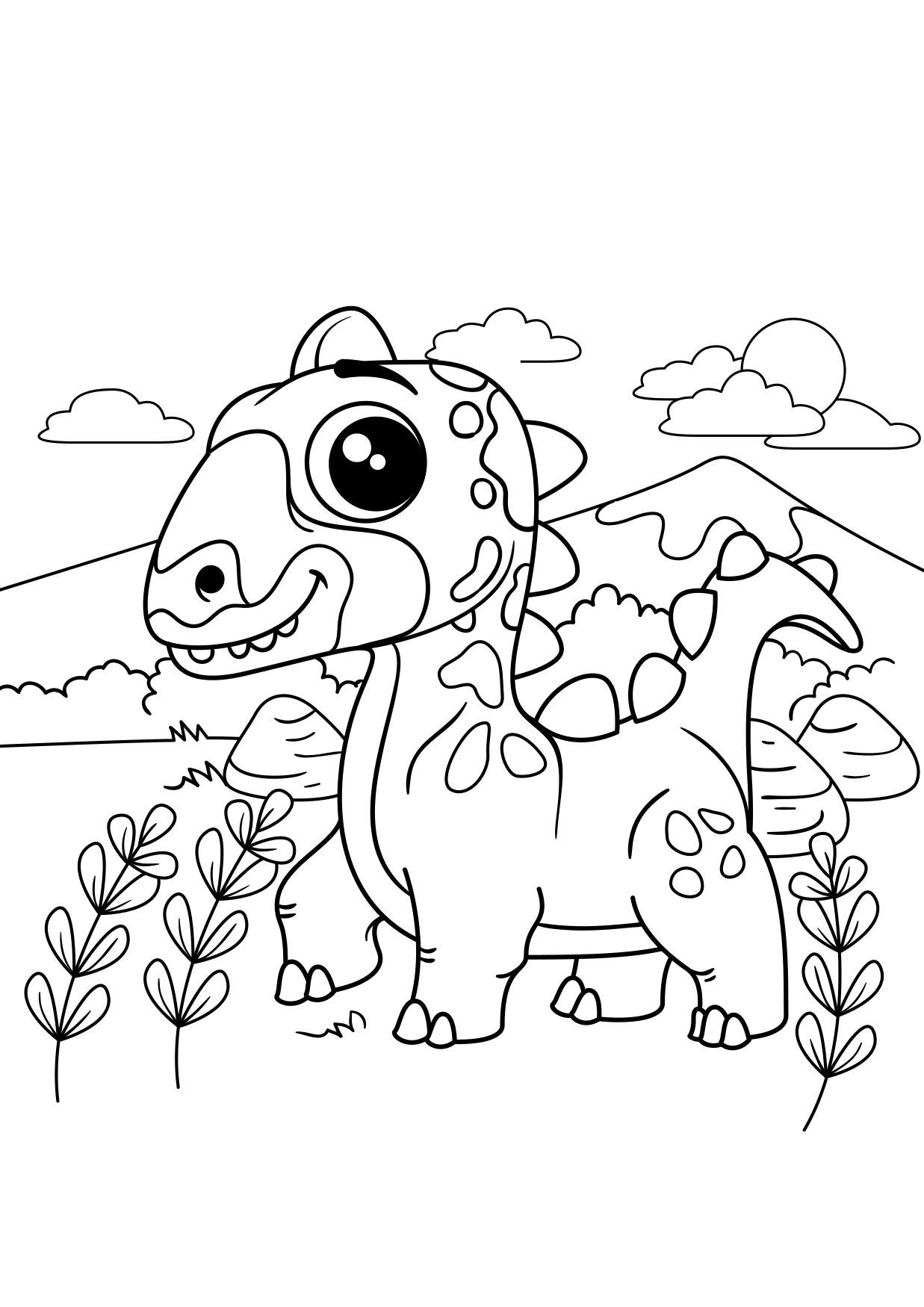 dino pA¥ sprA¥ng Målarbild dino pA¥ sprA¥ng