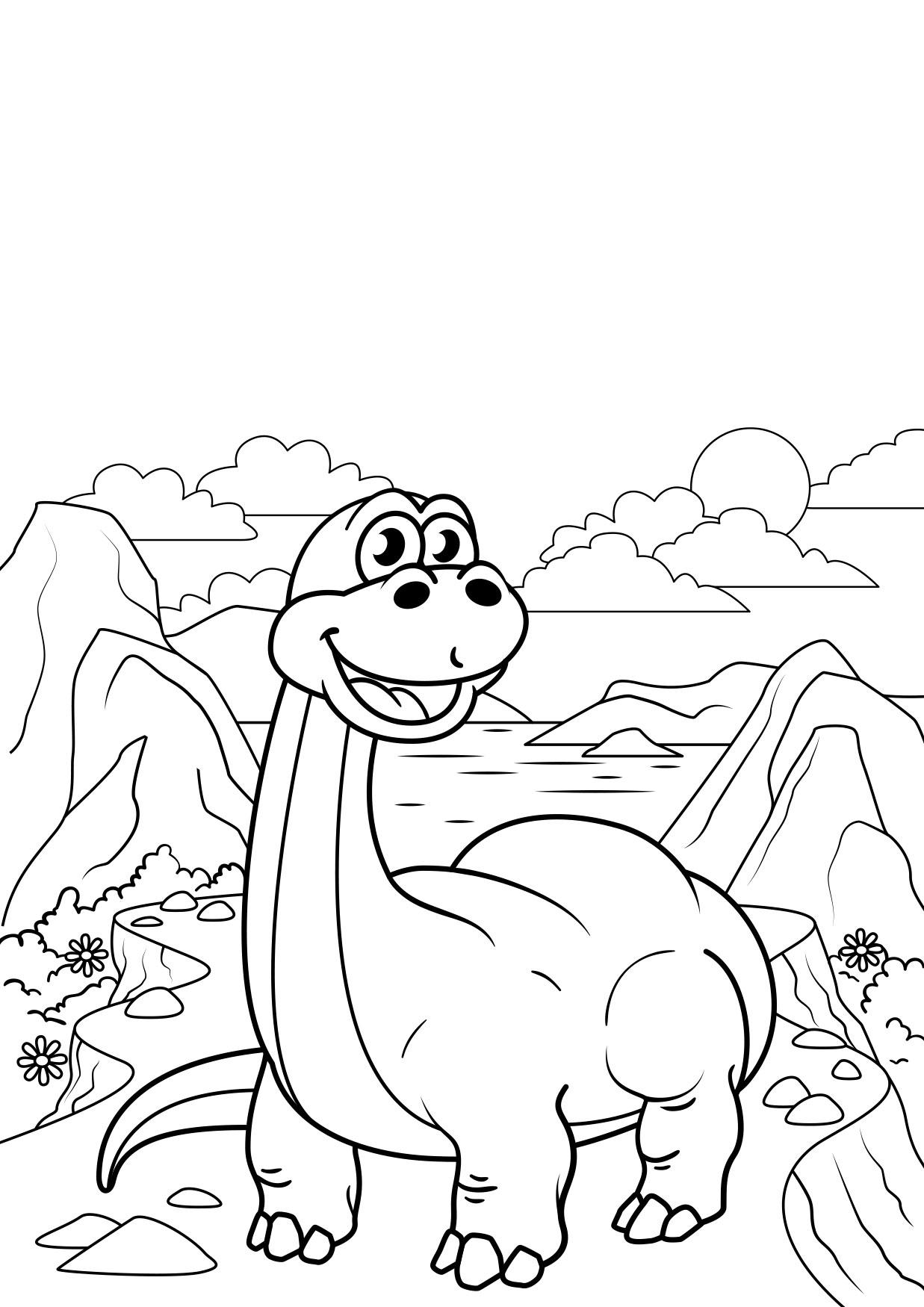 dinosaur nA¤r du A¤r pA¥ sprA¥ng Målarbild dinosaur nA¤r du A¤r pA¥ sprA¥ng