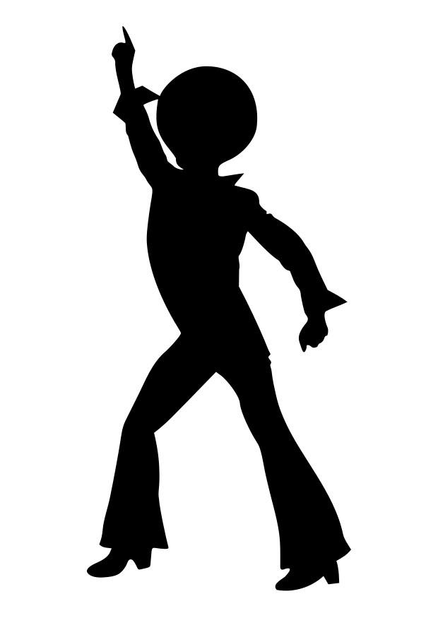 disco dansare Målarbild disco dansare