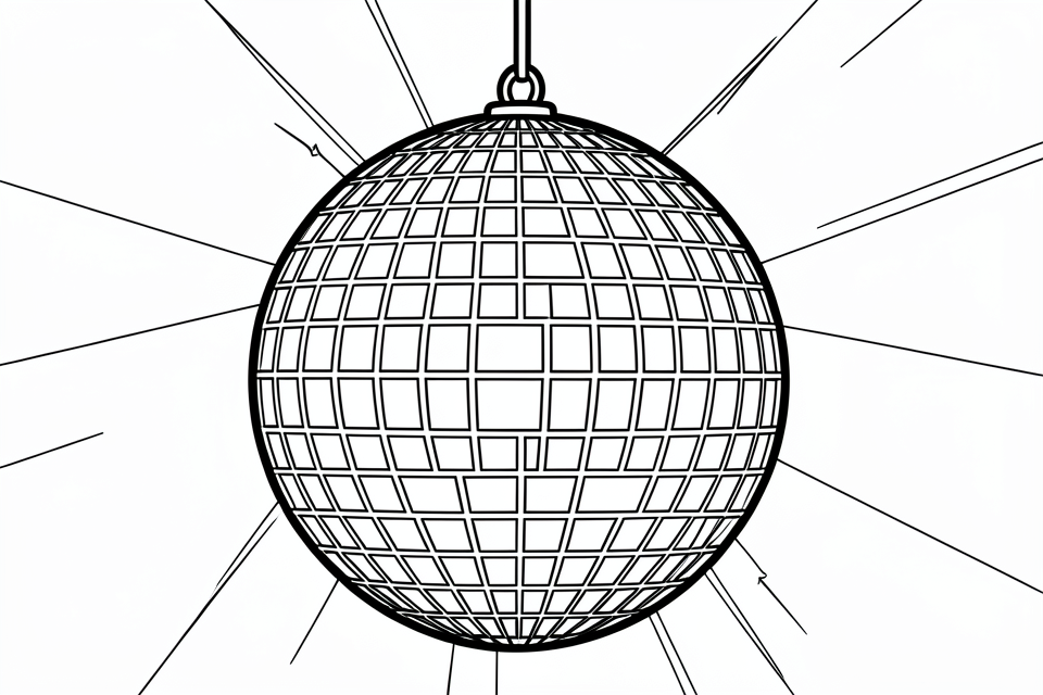 Målarbild discokula