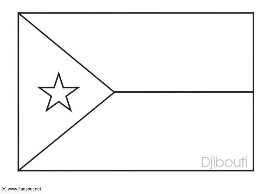 djibouti Målarbild djibouti