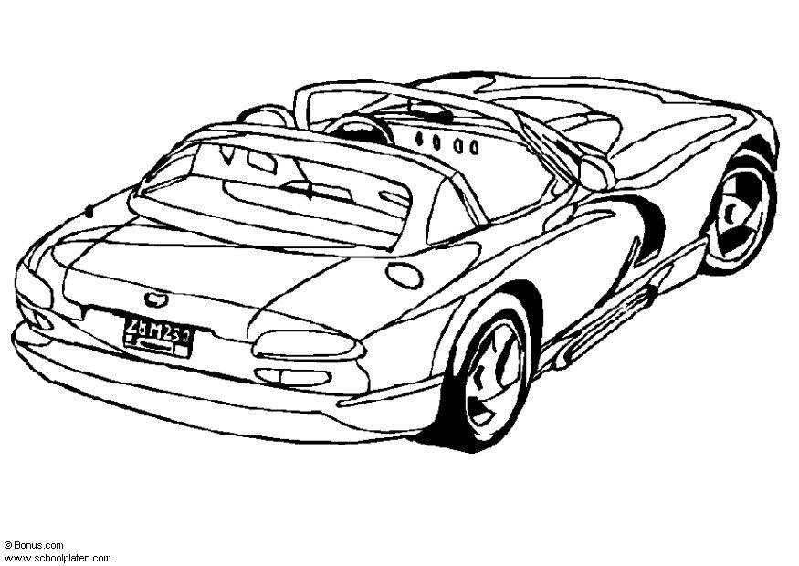 dodge viper Målarbild dodge viper