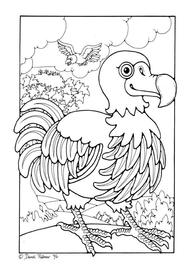 Målarbild dodo - dront
