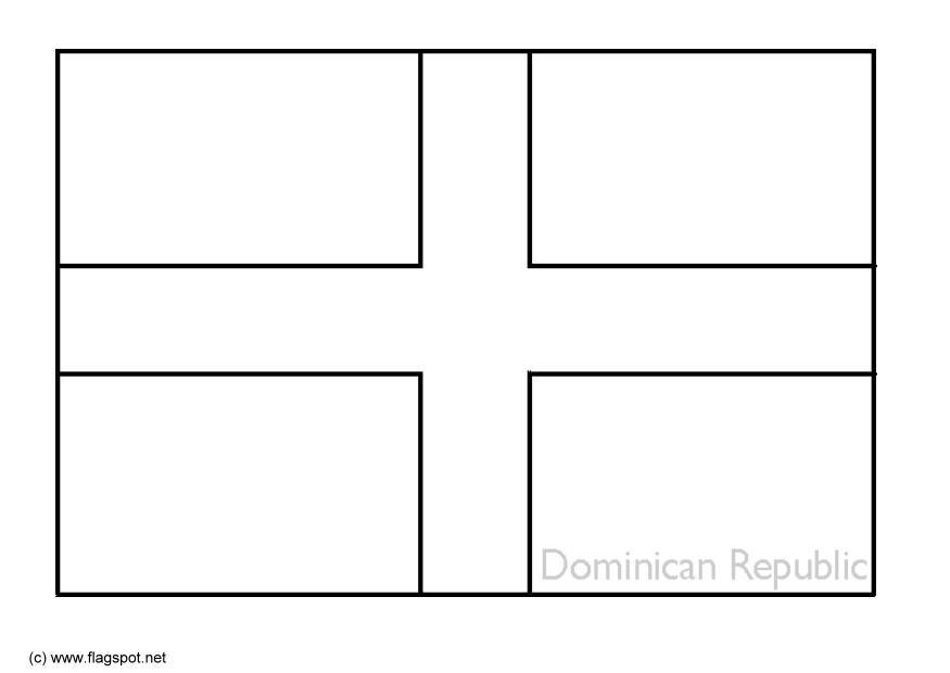 dominikanska republiken Målarbild dominikanska republiken