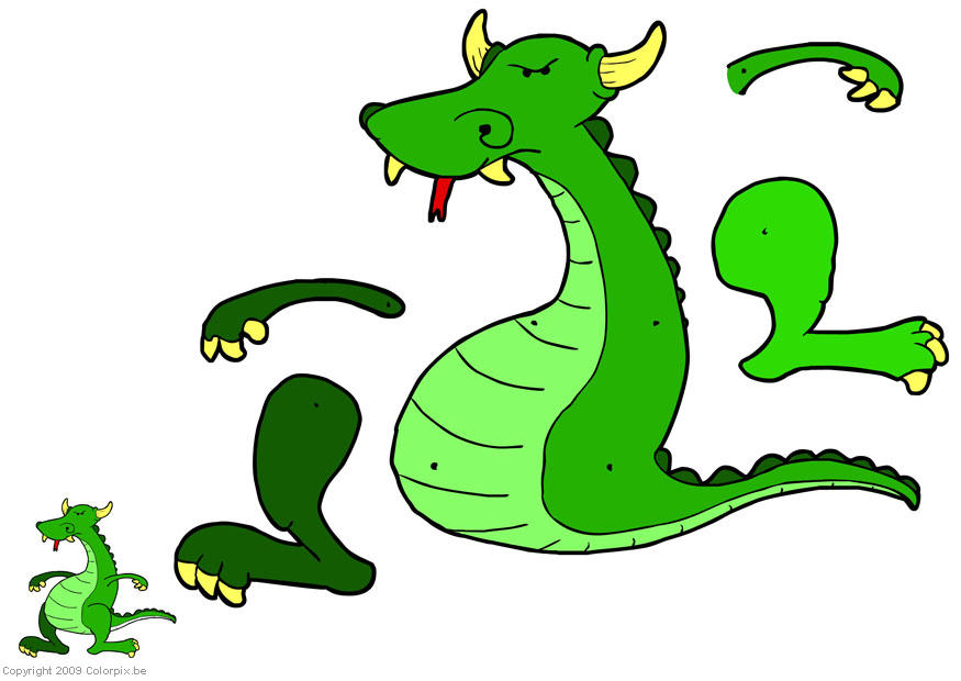 Hantverk drake - marionett