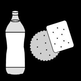 dryck och kex Målarbild dryck och kex