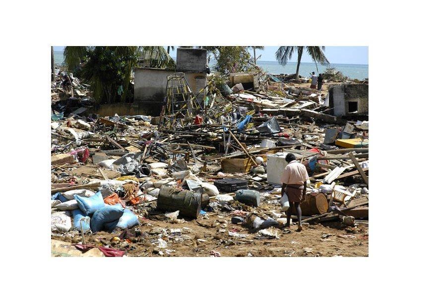 efter tsunami Foto efter tsunami