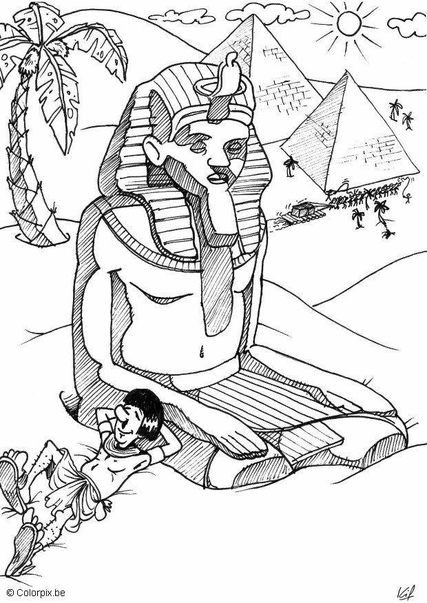 egypten Målarbild egypten