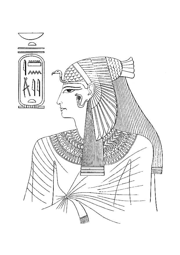 egyptisk kvinna Målarbild egyptisk kvinna