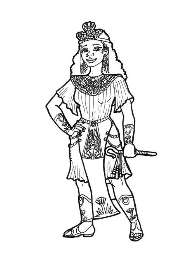 egyptisk prinsessa Målarbild egyptisk prinsessa