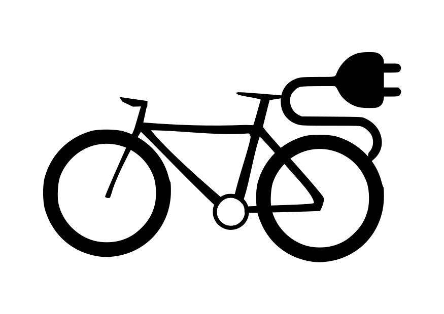 elcykel Målarbild elcykel