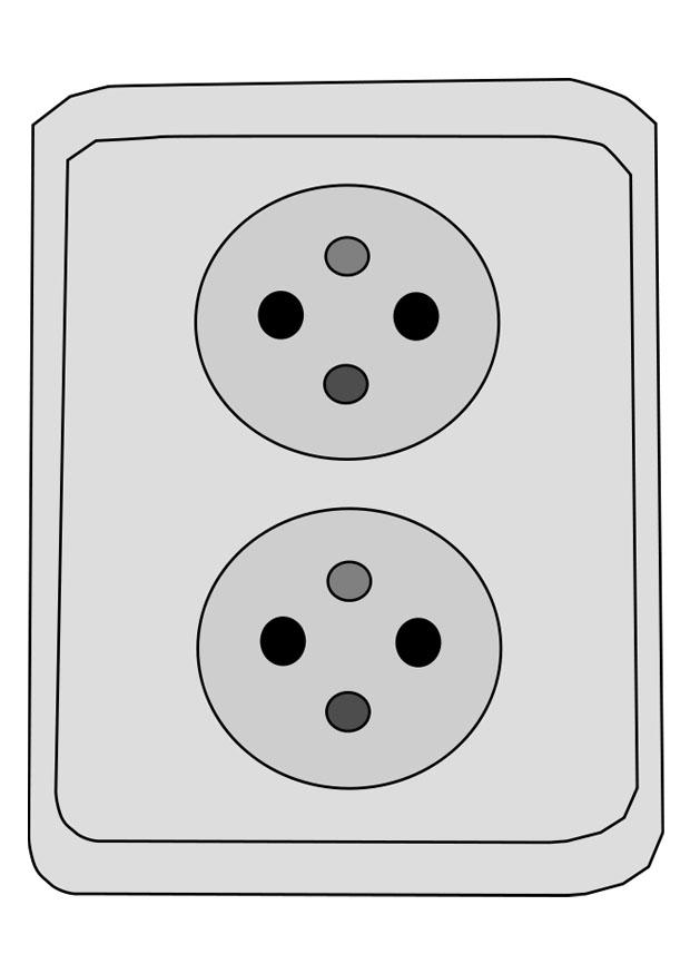 Målarbild elkontakt