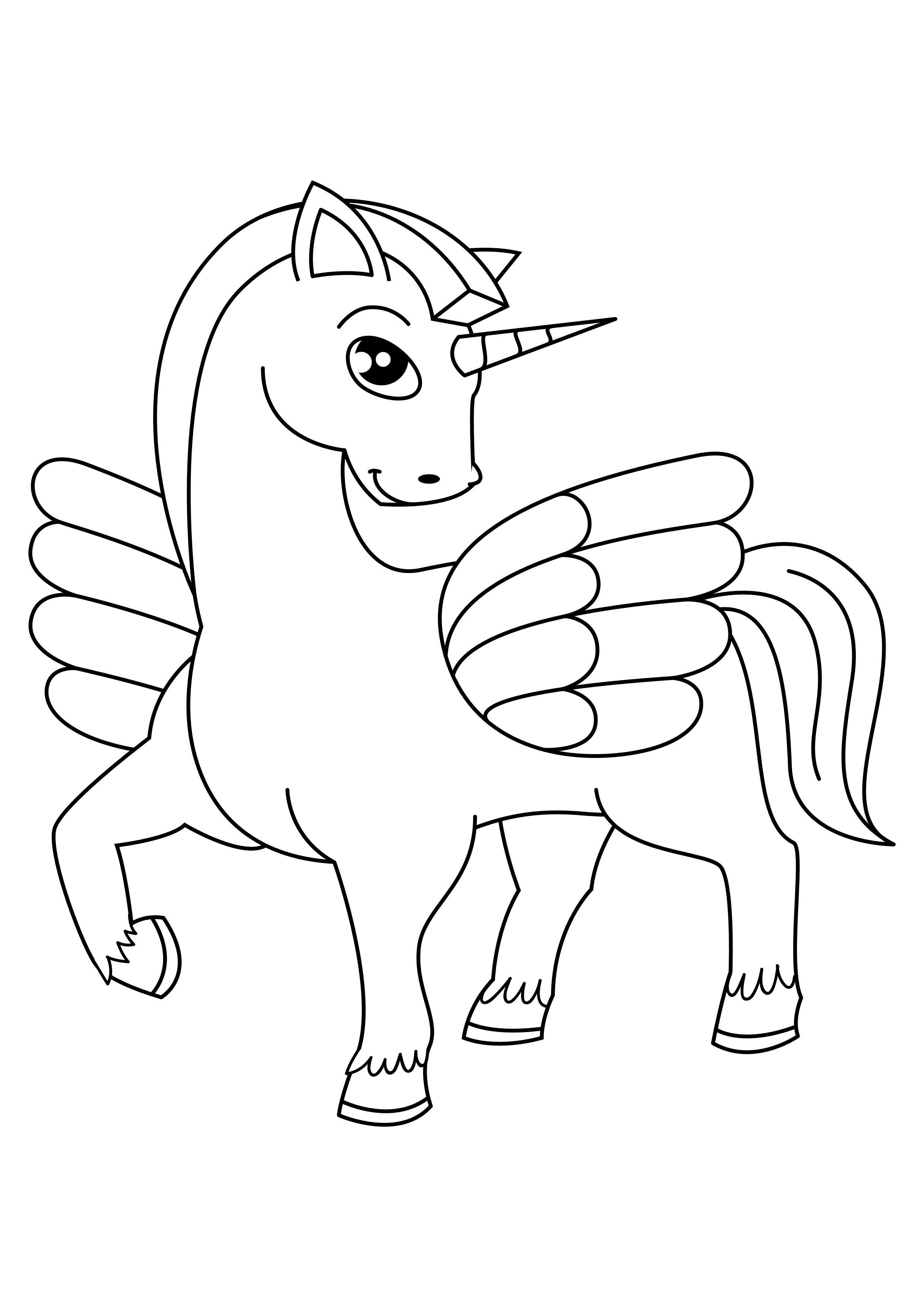 enhA¶rning Målarbild enhA¶rning