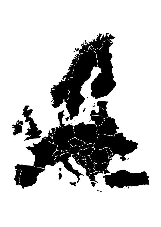 europa Målarbild europa