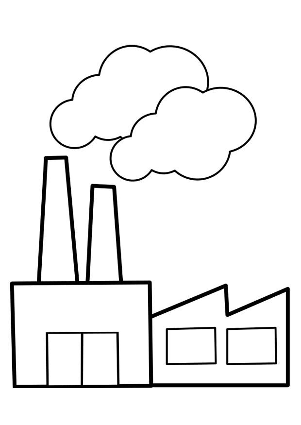 fabrik Målarbild fabrik