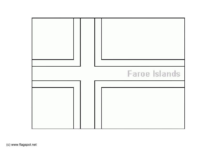 fA¤rA¶isk flagga Målarbild fA¤rA¶isk flagga