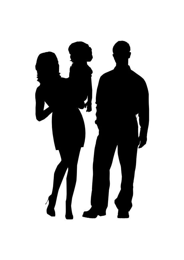 familj Målarbild familj