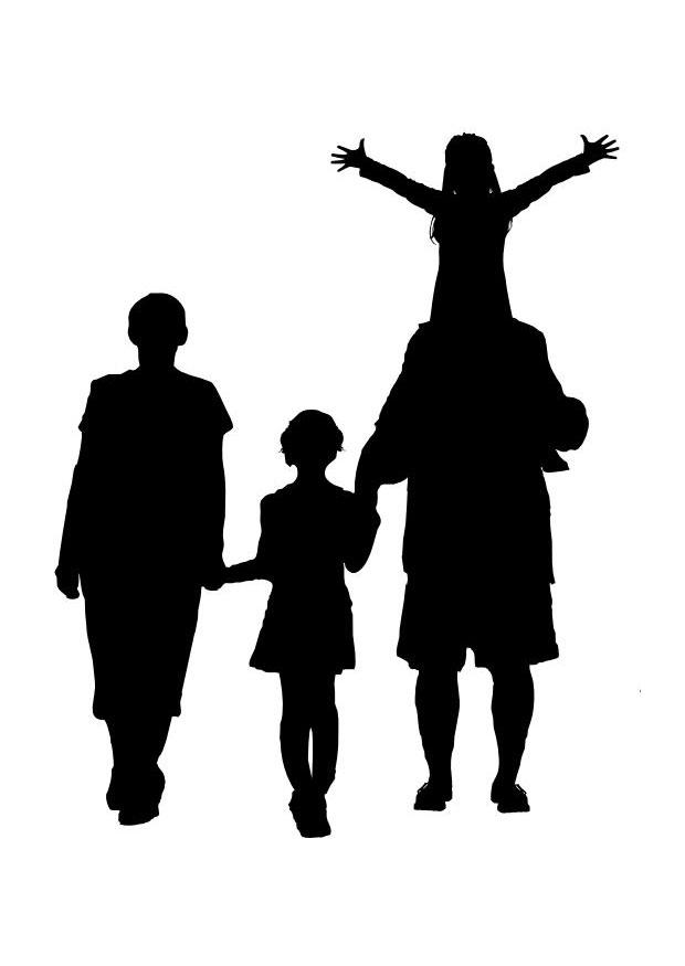 familj Målarbild familj