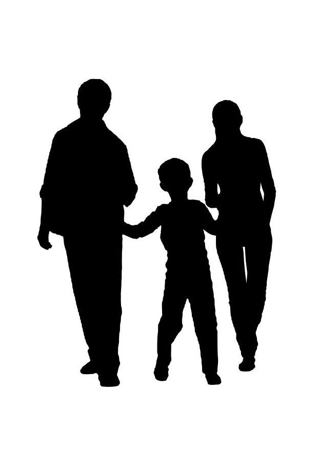 familj Målarbild familj