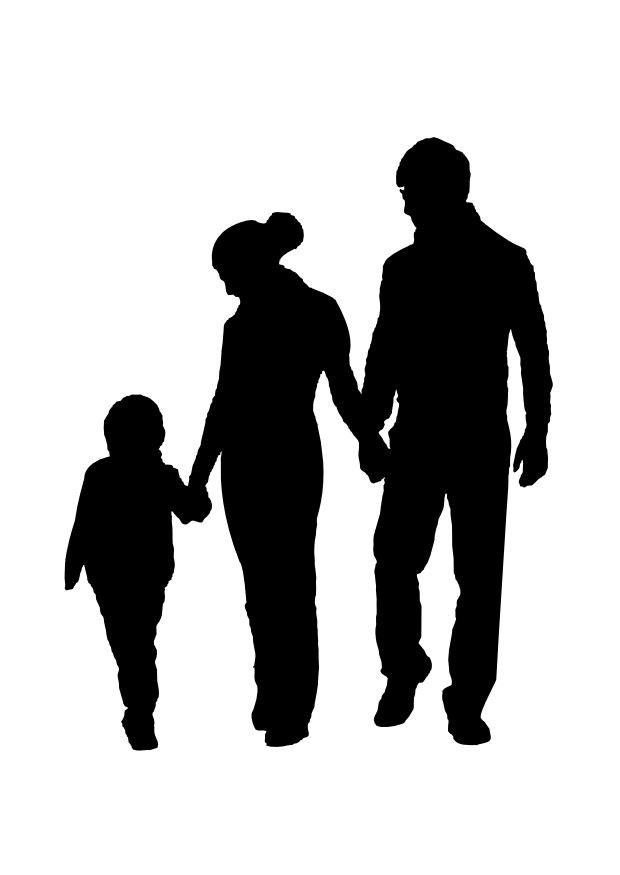 familj Målarbild familj