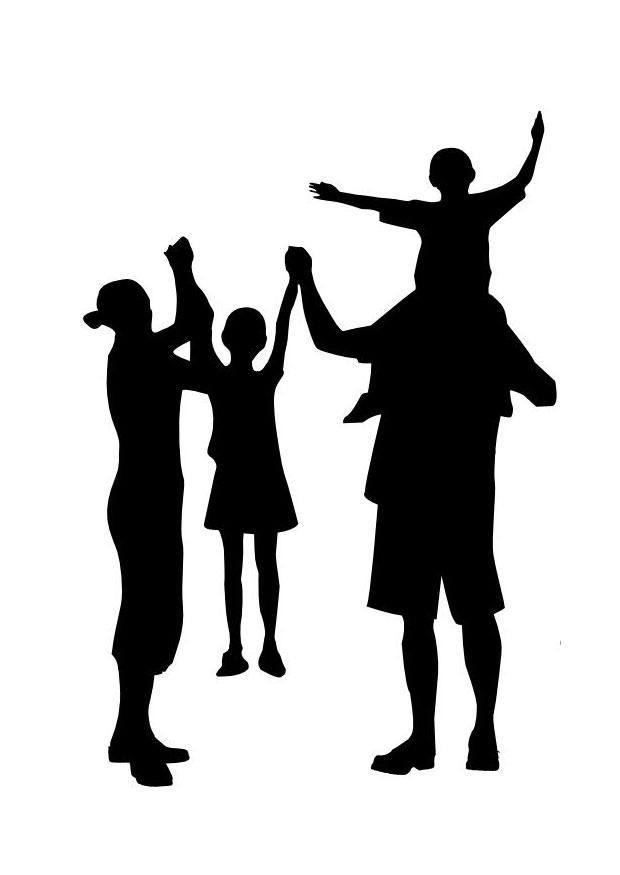 familj Målarbild familj