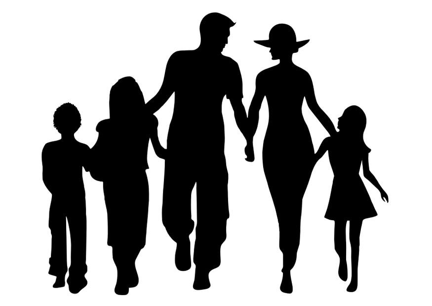 familj Målarbild familj