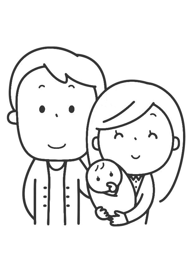 familj Målarbild familj