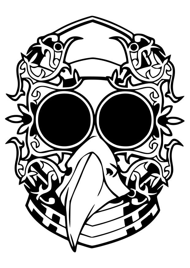 fantasi mask Målarbild fantasi mask