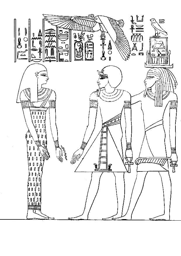 farao amenophis iii Målarbild farao amenophis iii