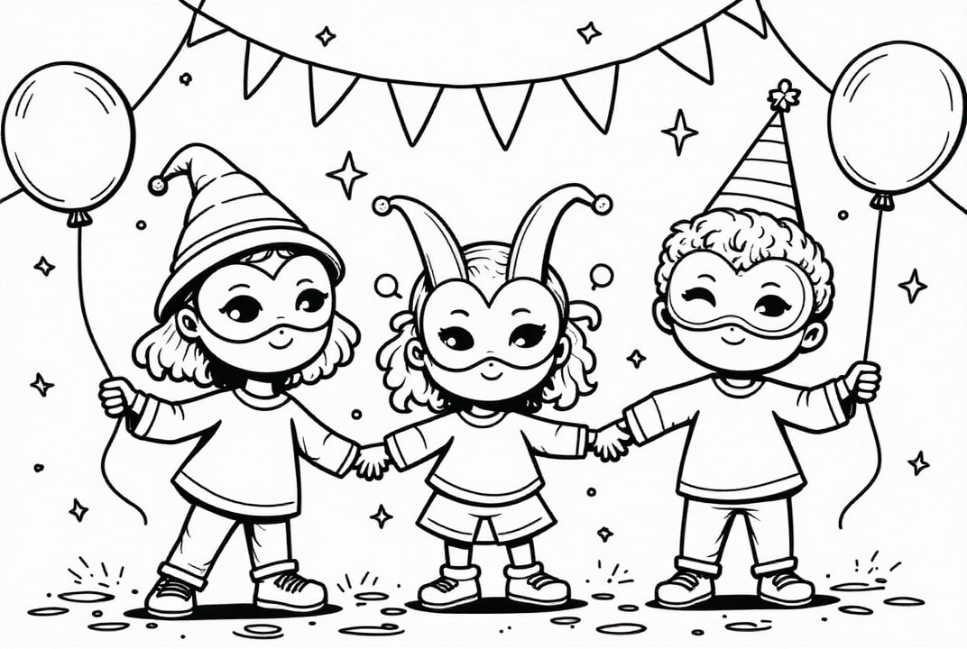 fA¶rbi fA¶r karneval Målarbild fA¶rbi fA¶r karneval