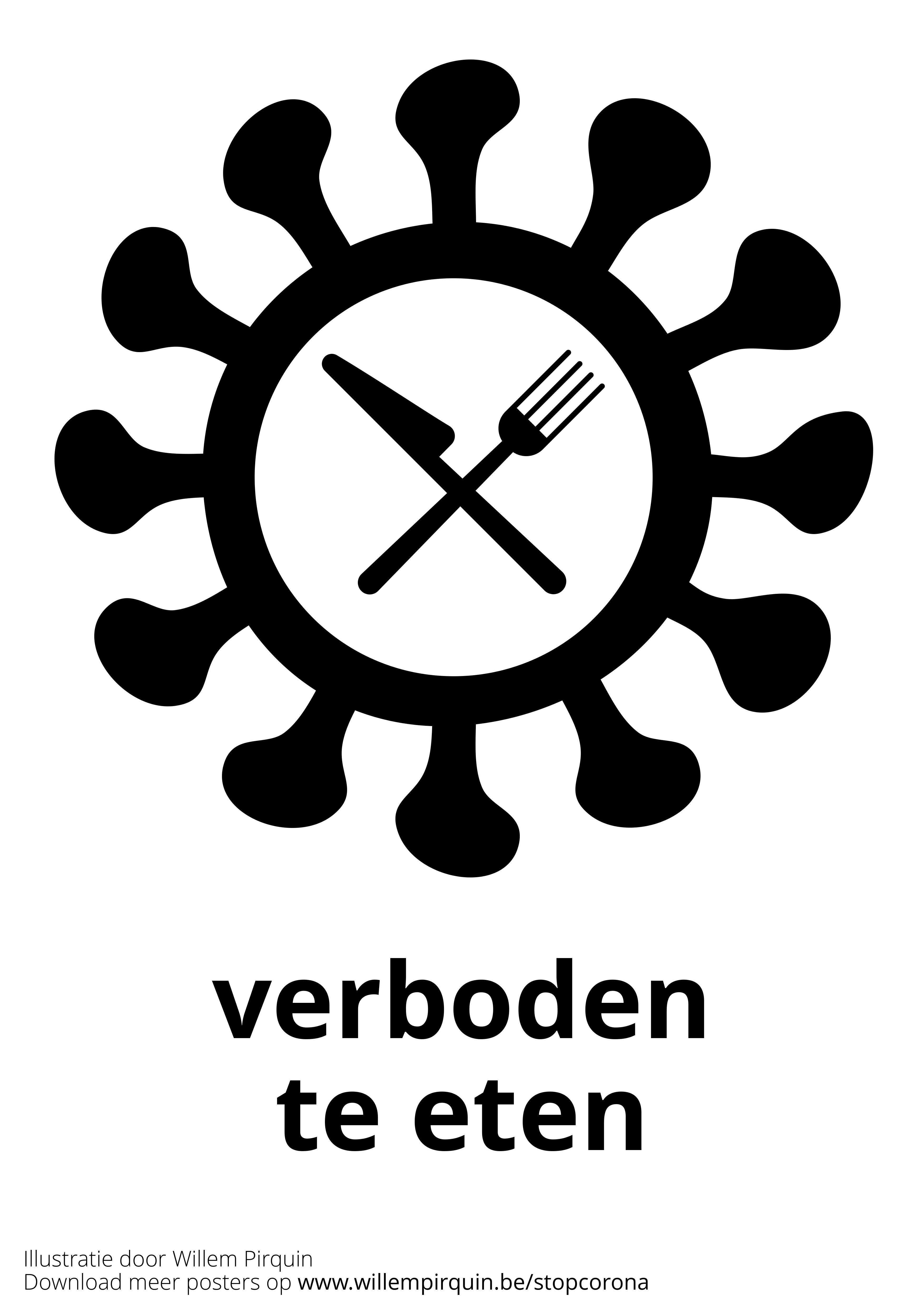 Målarbild fA¶rbjudet att A¤ta
