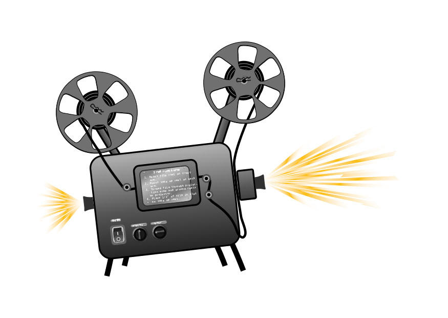 filmprojektor bild filmprojektor