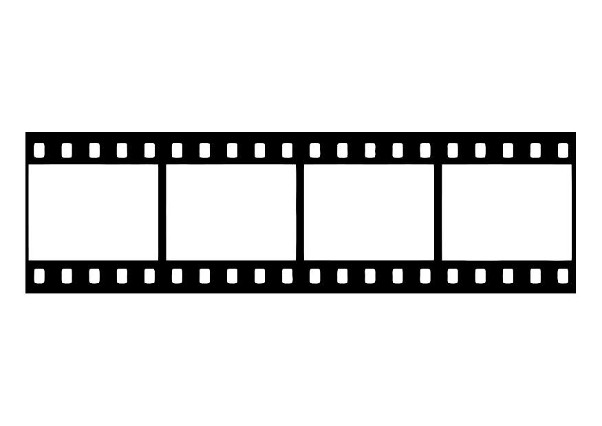 filmremsa, filmanegation Målarbild filmremsa, filmanegation