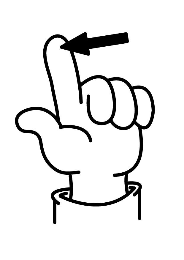 finger Målarbild finger