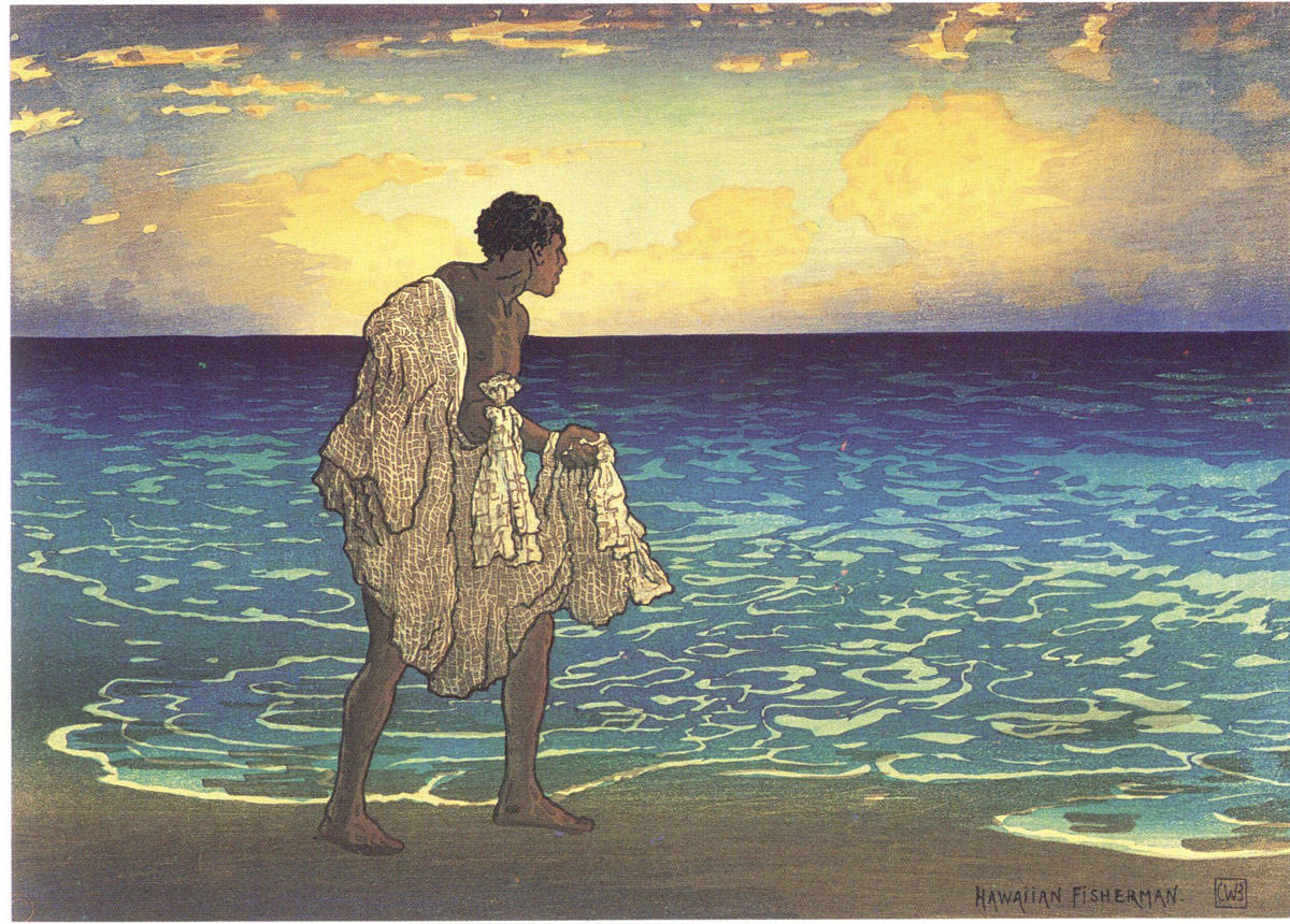 fiskare frA¥n hawai bild fiskare frA¥n hawai