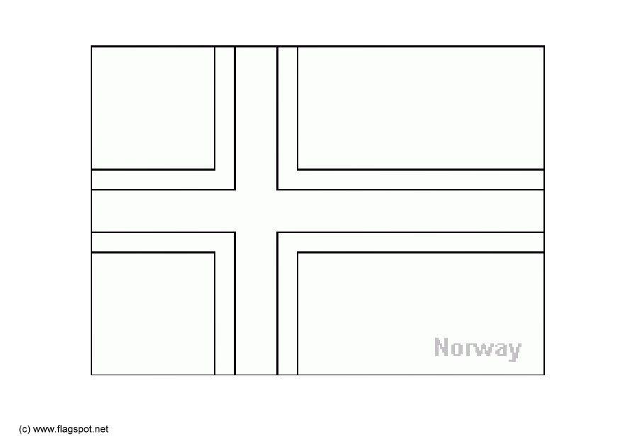 flagga frA¥n norge Målarbild flagga frA¥n norge