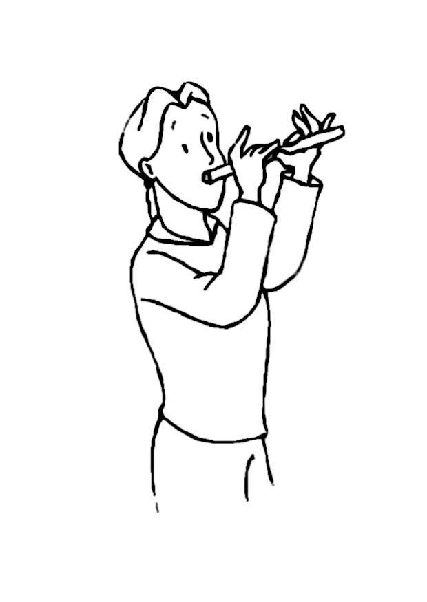flA¶jtist Målarbild flA¶jtist