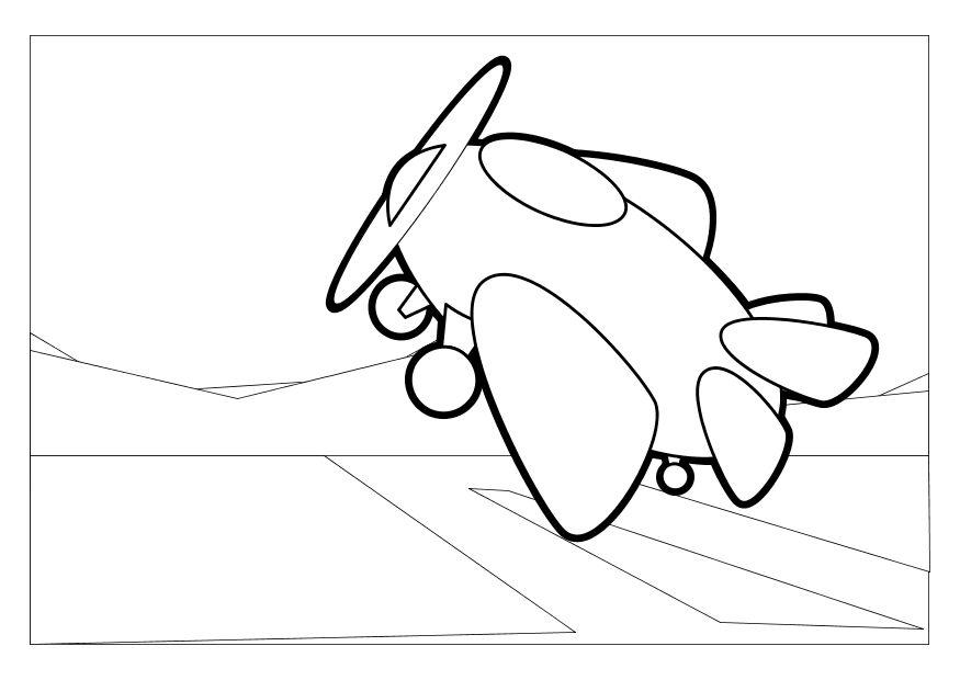 flygplan Målarbild flygplan