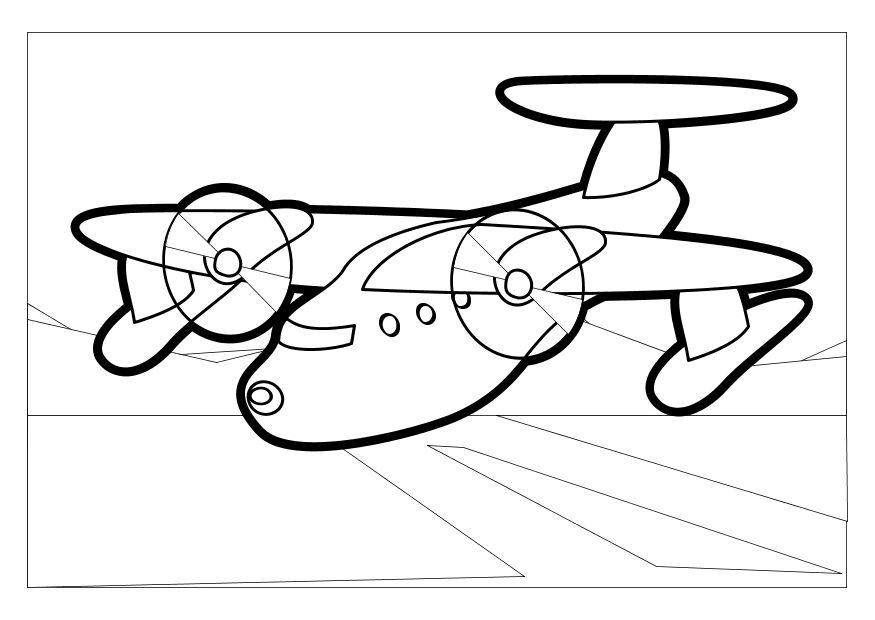 flygplan Målarbild flygplan