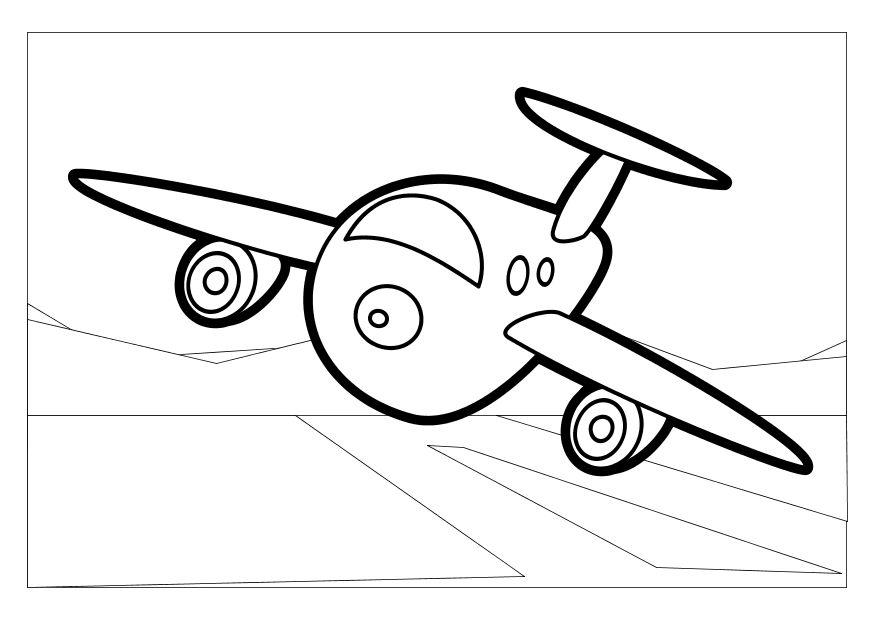 flygplan Målarbild flygplan