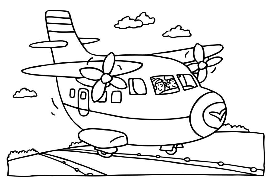 flygplan Målarbild flygplan