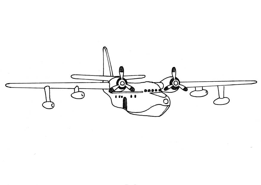 flygplan Målarbild flygplan